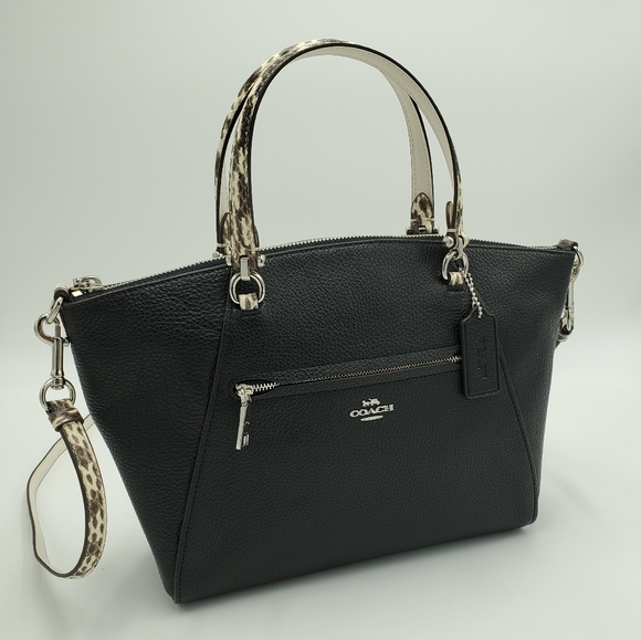 Coach Handbags - Coach Prairie Satchel snake-embossed details